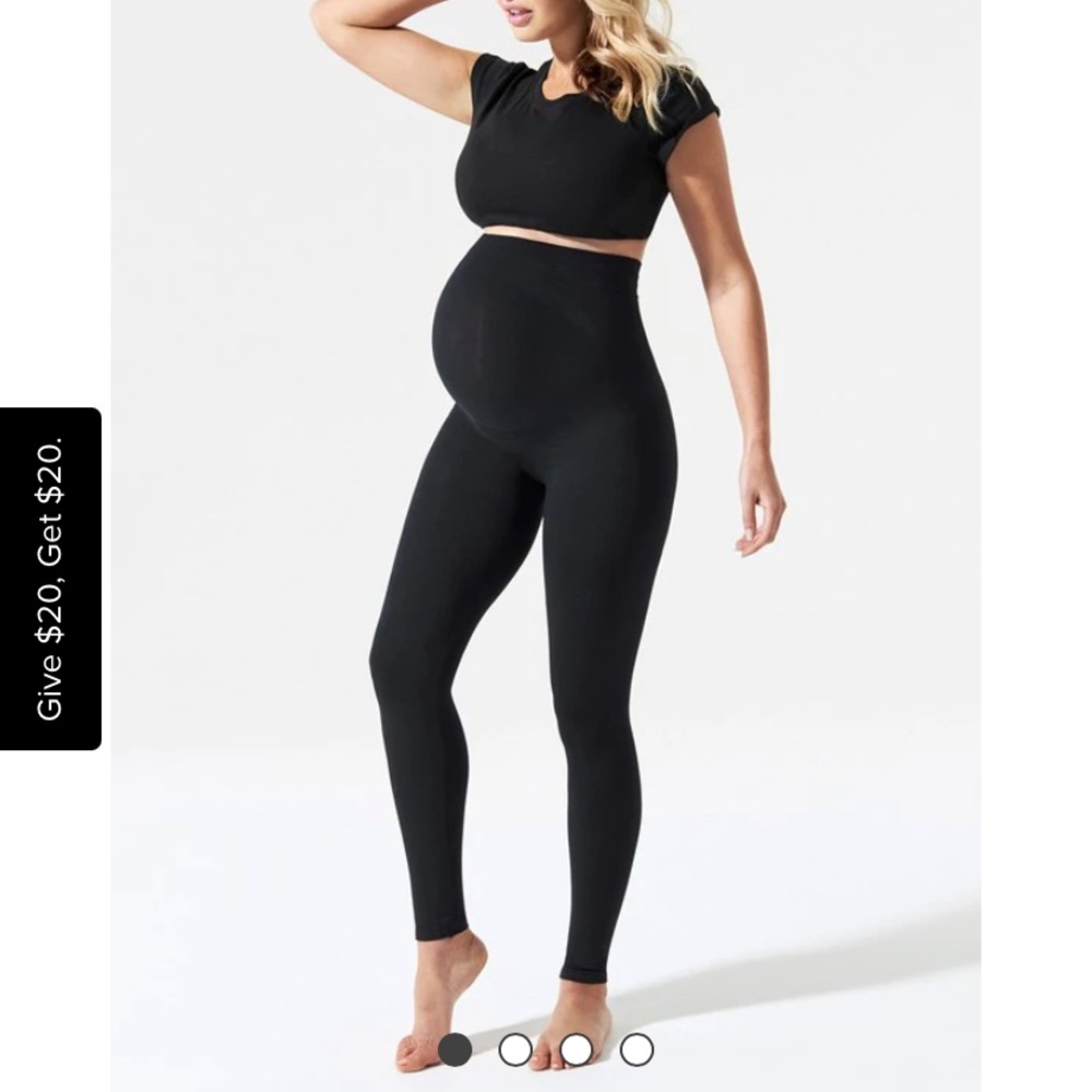 SOLD Blanqi Maternity Leggings with bonus dress pants!